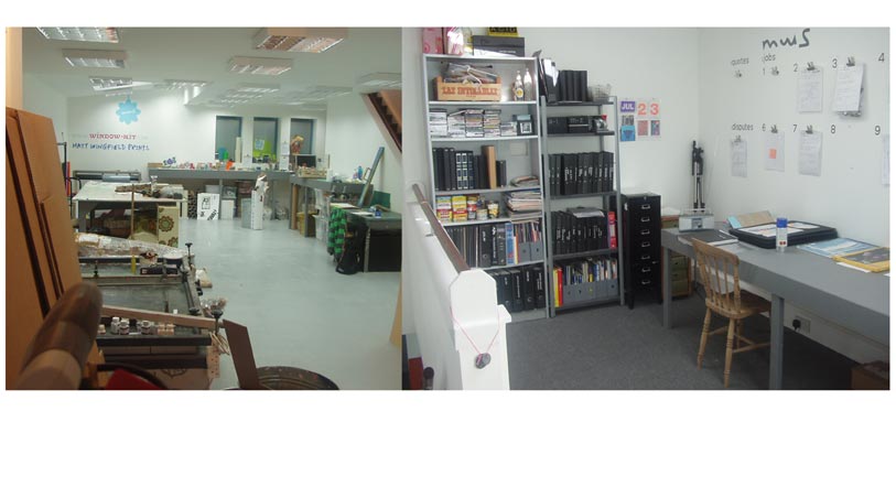 This is our production space in Brighton where we design & make our projects
